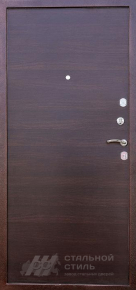 Наружная металлическая дверь эконом класса с отделкой Ламинат - фото №2
